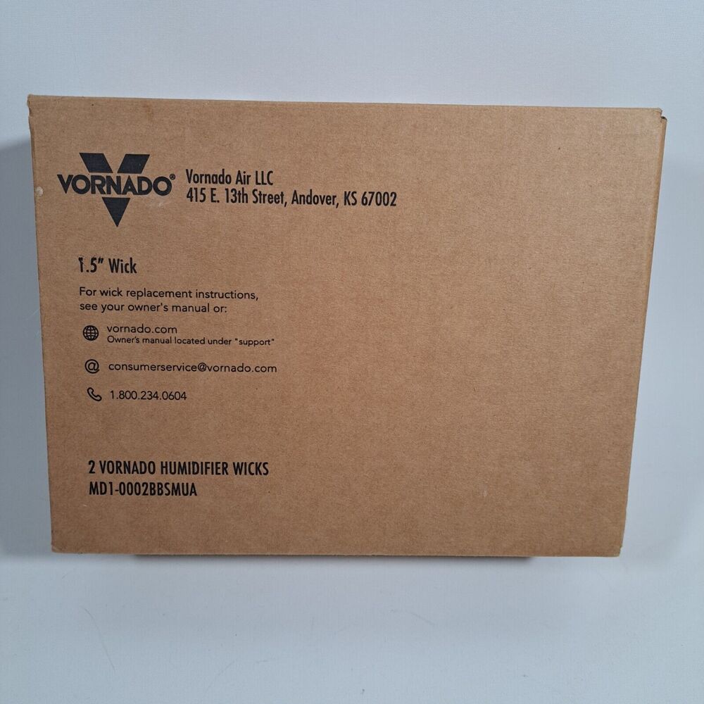 Vornado Evaporative Humidifier Replacement Wick Filter 2 Pack MD1-0002BBSMUA 1.5